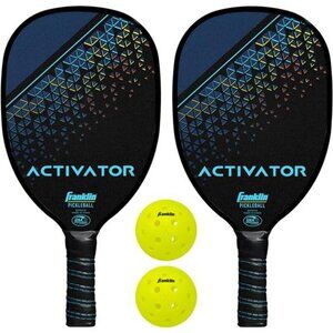 Franklin Sports Pickleball Paddle and Ball Set - Wooden Pickleball Rackets